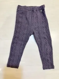 プティマイン♡リブ編みニットレギンス♡90