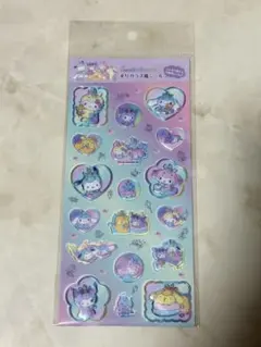 サンリオ　すりガラス風シール　ユニコーン