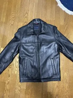 TOMMY HILFIGER 黒 レザージャケット
