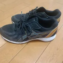 ASICS LAZERBEAM スニーカー ブラック ゴールドのサムネイル