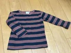 Oceans Ground ストライプ長袖カットソー 100