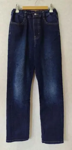 ジーユー GU KIDS ストレッチ デニム ストレートパンツ 150