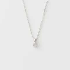 agete シルバーダイヤモンドネックレス（0.03 ct）のサムネイル