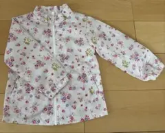 花柄ジップアップジャケット　キッズ　ラッシュガード　ウインドブレーカー　110