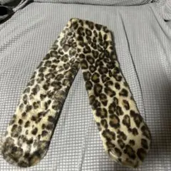 スヌード　レオパードスヌード　ヒョウ柄マフラー　至福の肌触り