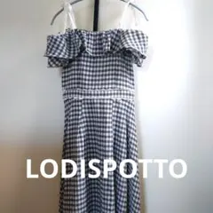 LODISPOTTO オフショルダー キャミロングワンピース フリル レースのサムネイル