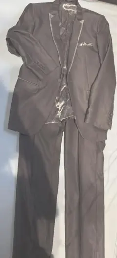 rararand 様　専用 グレー　タキシード ペイズリー　セットアップ　スーツ