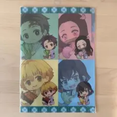 ベルハウス 鬼滅の刃 ぎゅぎゅっとクリアファイル3ポケット もぐもぐ 集合