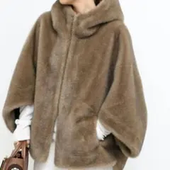 Deuxieme Classe ＭＹ　WHITE ファーブルゾン　カーキ