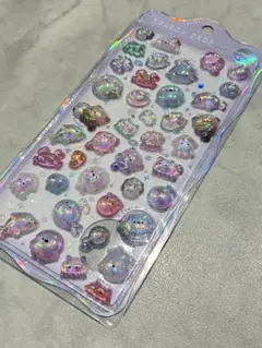 正規品 廃盤 ぷかぷかボンボンドロップシール オーロラ chururukira