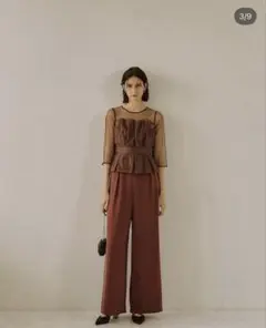 オケージョンドレス　パーティードレス　パンツドレス　結婚式　二次会