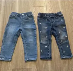 90 デニムジーンズ 2点セット