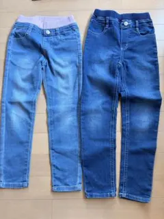 デニムパンツ 120 2本セット