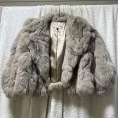 ラビットリアルファー ボレロ 新品】ラビット リアルファ－ ボレロ ジャケット 154〜162cm - メルカリ