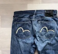 EVISU エヴィス　レザー　カモメ　デニム　34R