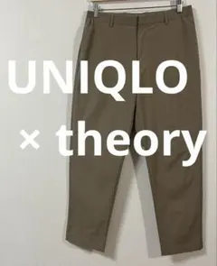 ユニクロ　セオリー　感動イージーパンツ　Mサイズ　ベージュ　美品　theory