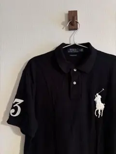 【美品】Polo Ralph Lauren ラルフローレンブラックポロシャツL