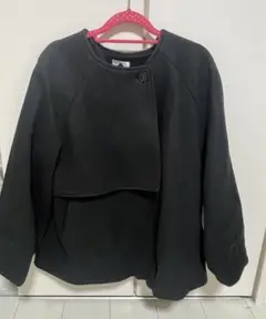 ABITOKYO ノーカラーブラックジャケット