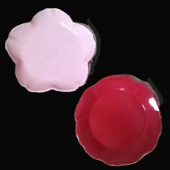 ちゅん様ご専用です❀ 花やか皿 2枚