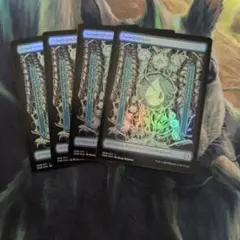 MTG 島 基本土地 ファイレクシア語版 FOIL 4枚セット
