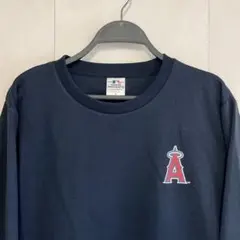 MLB ANGELS トレーナー クルーネック ネイビー Mサイズ ゆったり