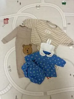 Baby GAP / バースデイ　ロンパース3点セット