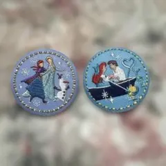 【k】様専用　ディズニー刺繍缶バッジ