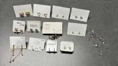 新品未使用 ピアスまとめ売り 13点 日本製 18K 定価2千円台多数