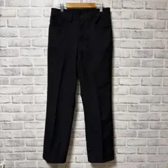 GU ストレートスラックス　ブラック　Sサイズ
