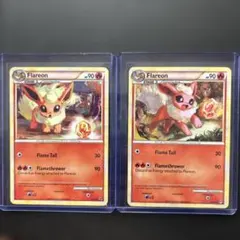 英語版ポケモンカード ブースター　Flareon 2枚セットのサムネイル