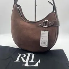 新品•未使用✨ローレン ラルフローレン Tasha スウェード ショルダーバッグのサムネイル