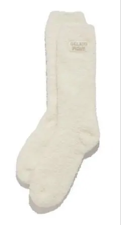 【新品】ジェラートピケ　カラーパウダールームソックス