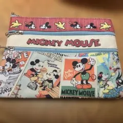 ディズニー ミッキーマウス ポーチ　レトロミッキー　オールドミッキーのサムネイル