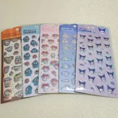 サンリオ ぷくっとシール 5種セット