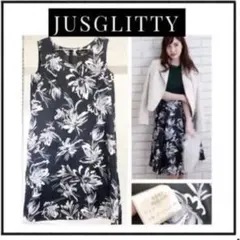 JUSGLITTY ジャスグリッティ 花柄ワンピース
