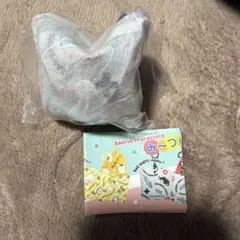 サンリオキャラクターズ　ミニスクエアケースキーホルダー　ばっどバツ丸