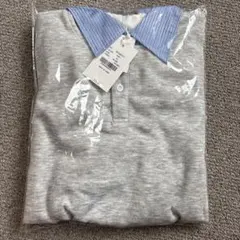 グレー スウェット ストライプ襟 新品未使用