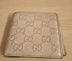 限定色！ GUCCI GGパターン 二つ折り財布 グッチ