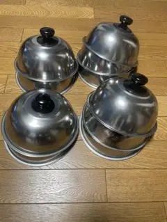 ステンレススチール ドーム型蓋 ステーキ　お好み焼き蓋　12個