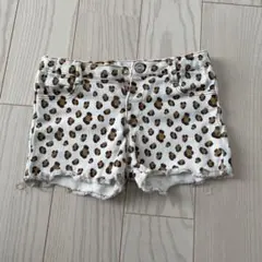 ZARA ヒョウ柄 デニムショートパンツ 18-24ヶ月