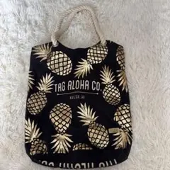 TAG ALOHA ホールフーズパイナップル ハワイ直輸入トートバッグ