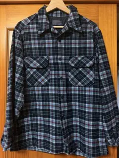 Y*i様 70S Pendleton ネルシャツ ネイビー系チェック