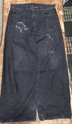 gu バギーワイドデニム