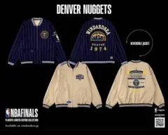 希少限定 NBA ナゲッツ✖️WIND AND SEA コラボ スタジャンのサムネイル