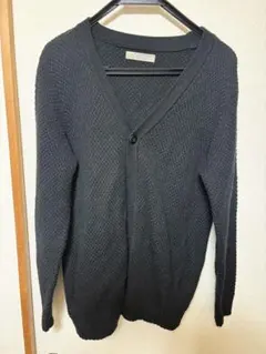 ナノユニバース カーディガン 黒 M