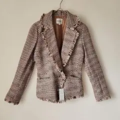 MK KLEIN+　ミッシェルクランプリュス　ジャケット　ベージュピンク　38