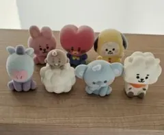 BT21 フロッキーフィギュア 7体セット