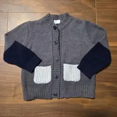 Combi mini カーディガン 90cm グレー・ネイビー