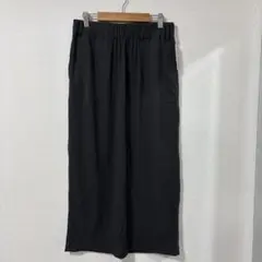 GeeRA リブタイトスカート チャコールグレー L 新品タグ付