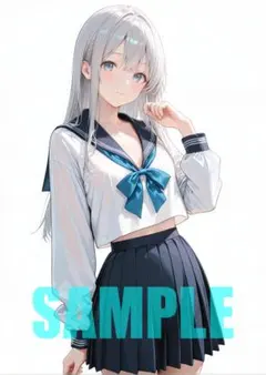 アートポスター♡A4 イラスト グラビア アニメ 二次元 美少女 可愛い 126